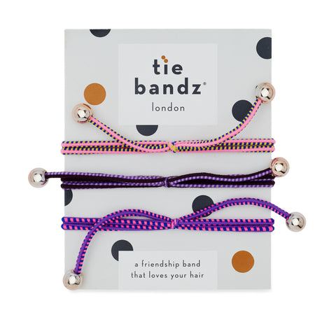 Tiebandz Hair Tie Magenta Huez